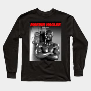 RIP marvin hagler 1954-2021 Long Sleeve T-Shirt